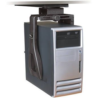 3MS-CS200MB - UNDER DESK CPU HOLDER WITH SWIVEL, BLACK