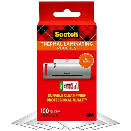 3MS-TP5851-100 - THERMAL POUCHES, BUSINESS CARD