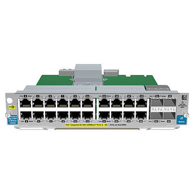 HP ProCurve 20-Port 10/100/1000 PoE+/4-Port MiniGBIC zl Module
