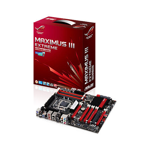 ASUS Maximus III Extreme Intel® P55 LGA 1156 (Socket H) ATX