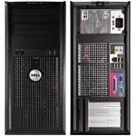 DELL OptiPlex 380MT Intel® Core™2 Duo E7500 2 GB DDR2-SDRAM 250 GB Windows 7 Professional Mini Tower PC Black