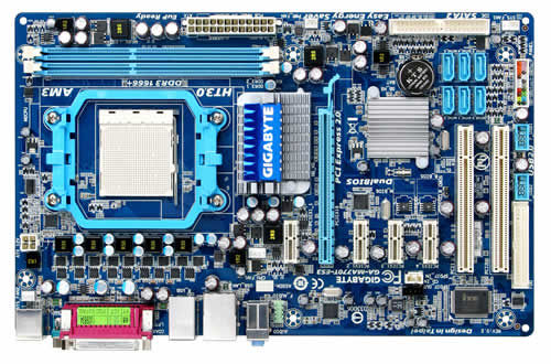GIGABYTE GA-MA770T-ES3 motherboard AMD 770 Socket AM3 ATX