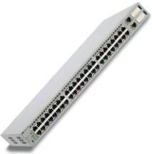 Allied Telesis 48-Port 10/100TX Managed Stackable Switch + 2 copper Gigabit ports + 2 GBIC bays & 1 expansion bay 1U