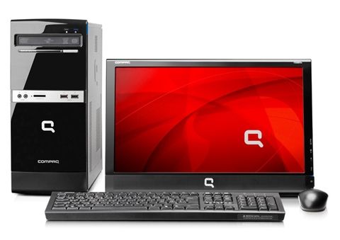 HP 500B + 18.5" Widescreen LCD Monitor + 2.4GHz Wireless Keyboard & Mouse Intel® Pentium® E5300 2 GB DDR3-SDRAM 320 GB Intel® GMA 4500M Windows 7 Professional Micro Tower PC