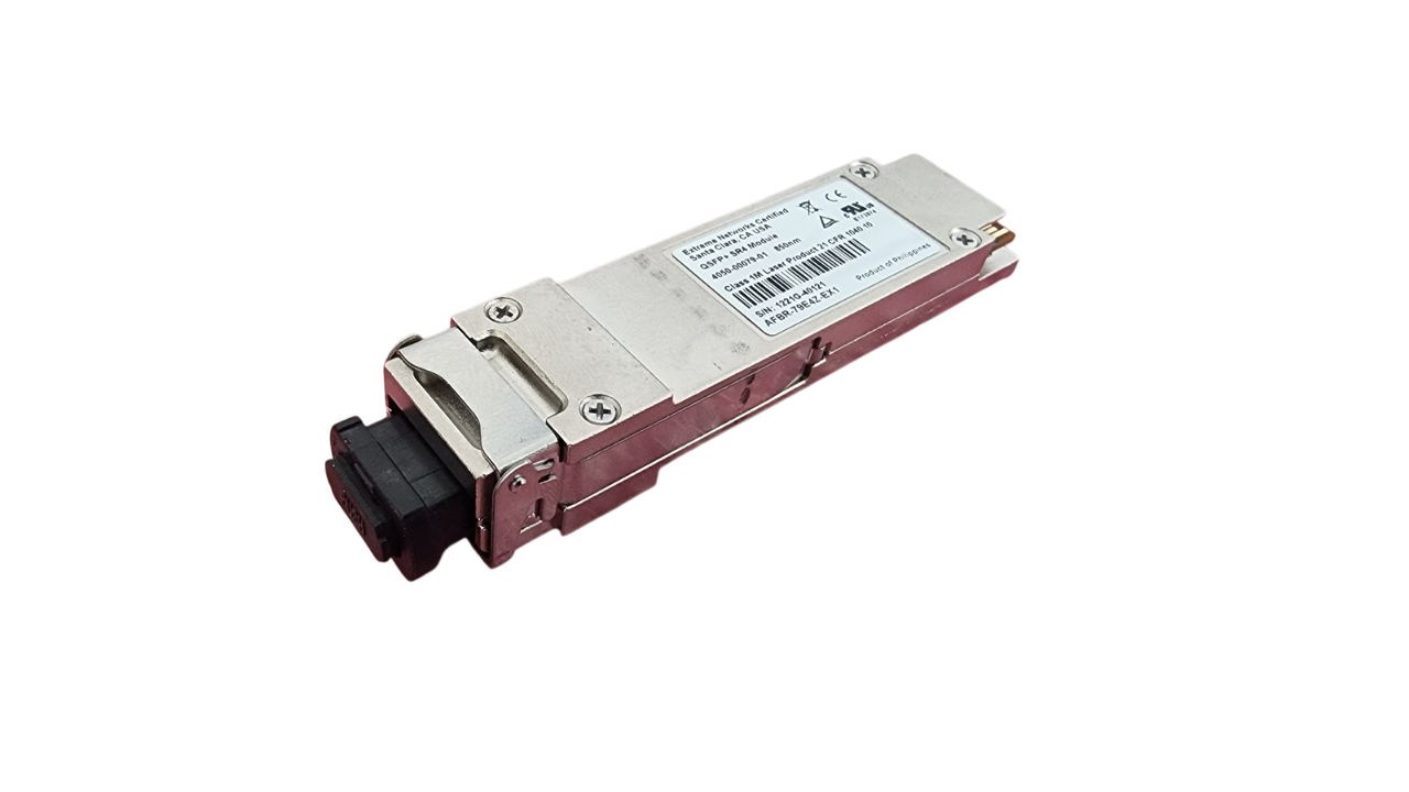 4050-00079-01 - Extreme Networks 40Gb/s 40GBase-SR4 QSFP+ Transceiver