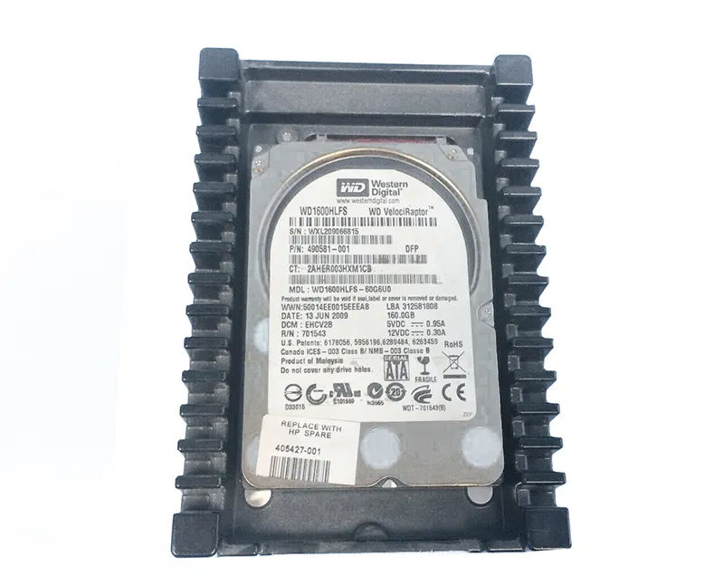405427-001 - HP 160GB 10000RPM SATA 1.5Gb/s 3.5-in Hard Drive