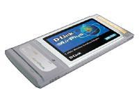 D-Link NIC ENet 108Mpbs Wless PCCard 32bit 54 Mbit/s