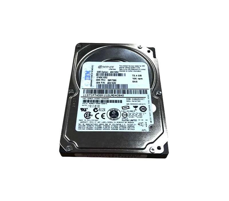 40K1020 - IBM 73GB 10000RPM SAS 3Gb/s 2.5-in Hard Drive