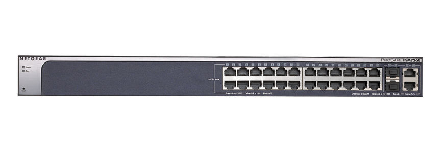 NETGEAR FSM726E-100AUS network switch Silver