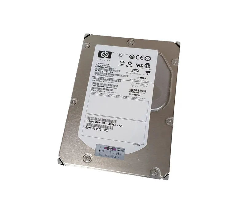 412751-014 - HP 72.8GB 15000RPM SCSI 320MB/s 3.5-in Hard Drive