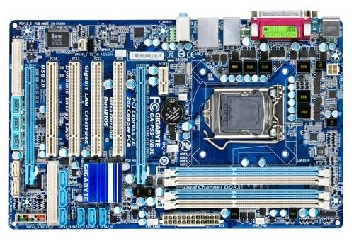 GIGABYTE GA-P55-UD3L motherboard LGA 1156 (Socket H) ATX
