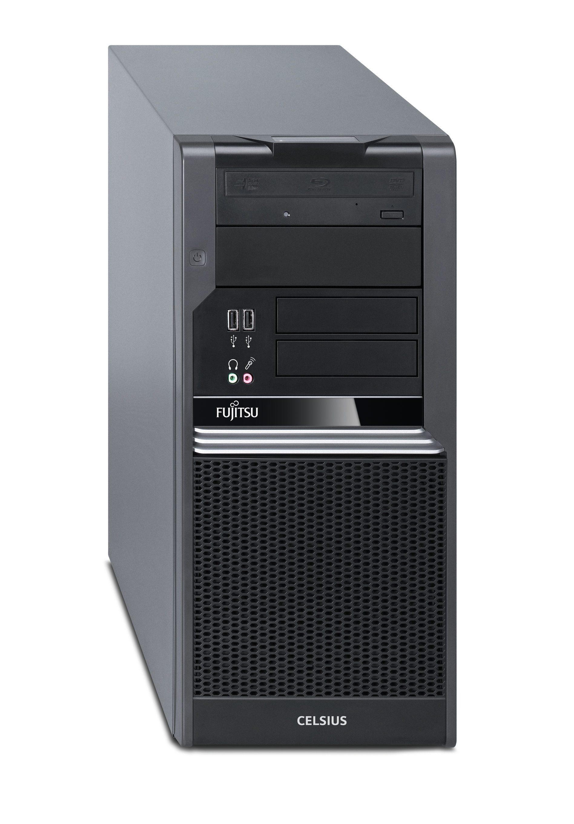 Fujitsu CELSIUS W480 Intel® Xeon® 3000 Sequence X3450 4 GB DDR3-SDRAM Windows 7 Professional Minitower Workstation Black