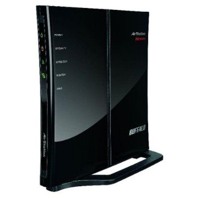 Buffalo WHR-G300NV2 wireless router Black