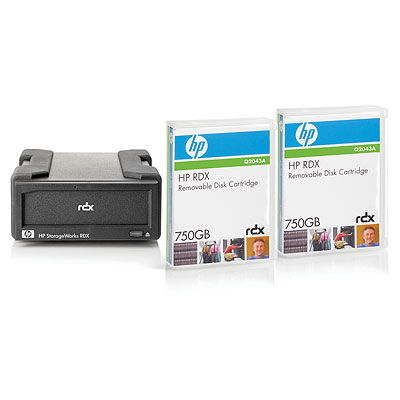 HP StorageWorks RDX750 External Removable Disk Backup System internal hard drive