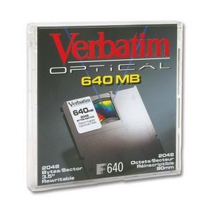 Verbatim MO RW, 640MB Magneto optical disk