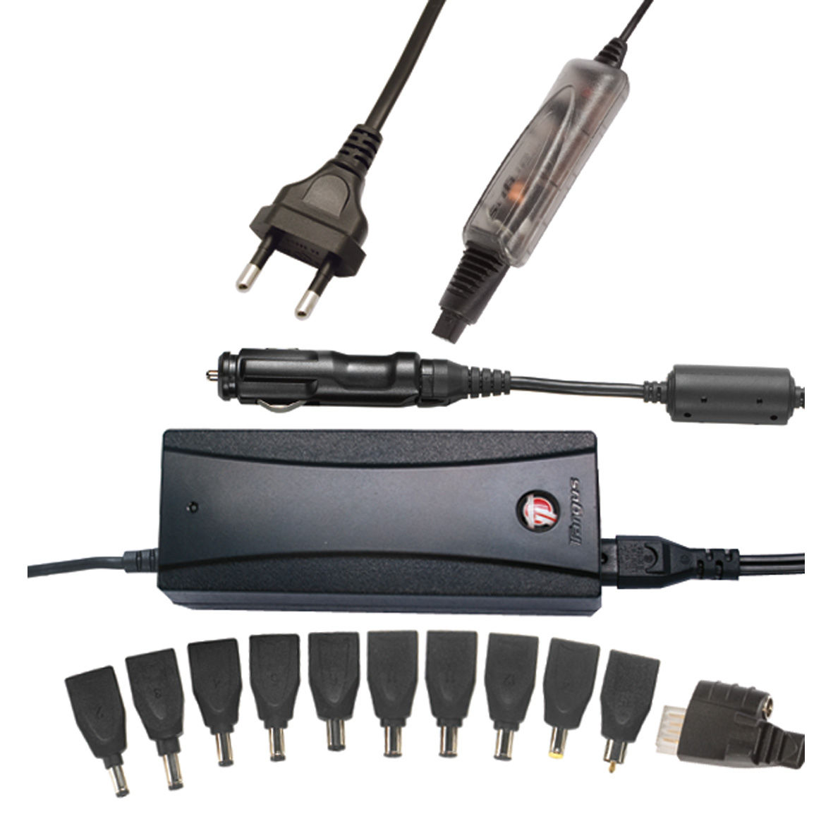 Targus Power4All adapters: Car/Plane & Home/Office 12V/220V power adapter/inverter Black