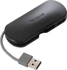Targus 4-Port Mobile USB Hub 480 Mbit/s Black