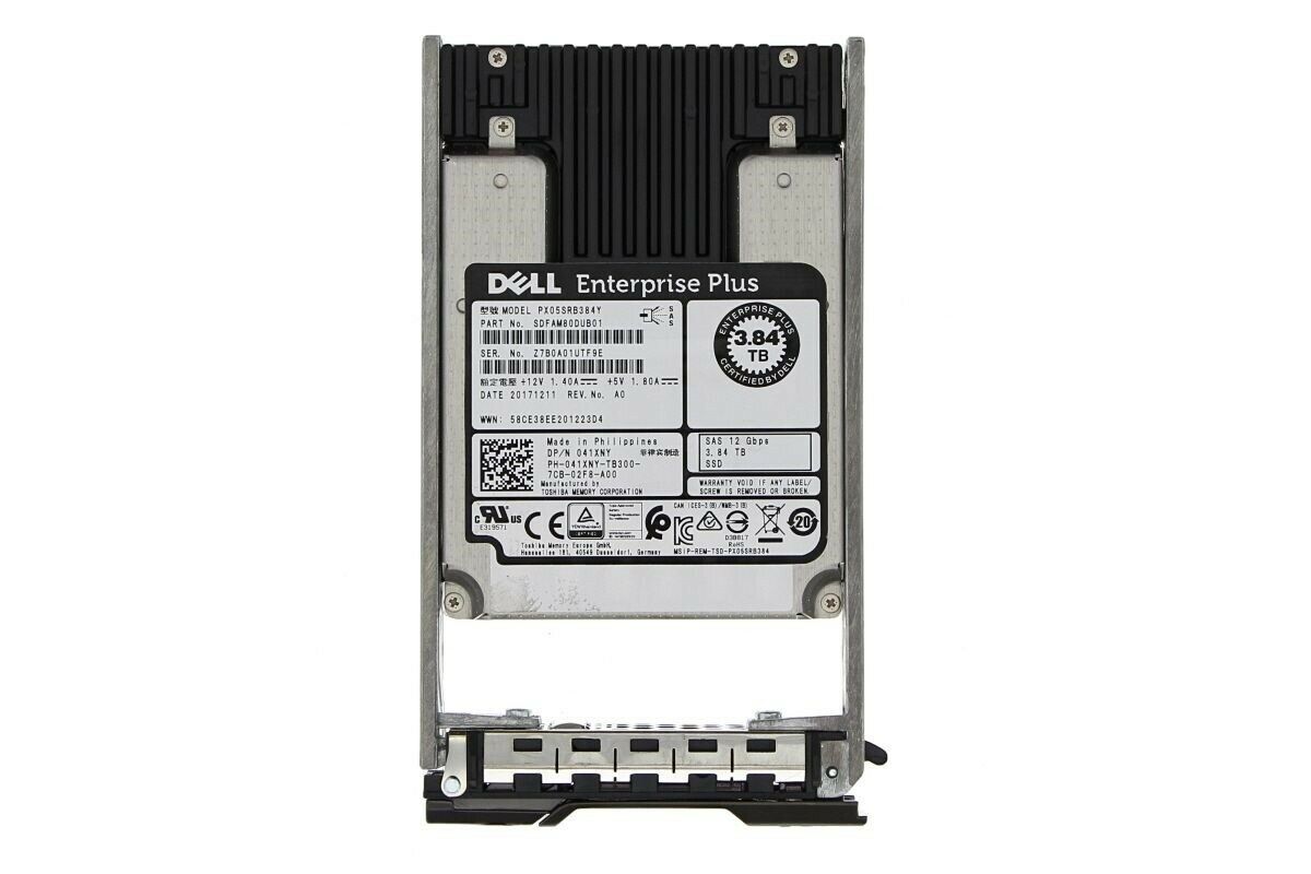 41XNY - Dell 3.84TB SAS Multi-Level Cell SFF 2.5" Solid State Drive