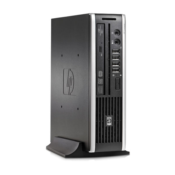 HP Compaq Elite 8000 Elite Intel® Core™2 Duo E8400 2 GB DDR3-SDRAM 250 GB HDD Intel® GMA 4500M Windows 7 Professional PC Black
