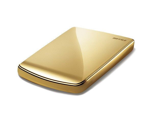 Buffalo MiniStation Lite 500GB external hard drive 5400 RPM 2.5" USB 2.0 Gold