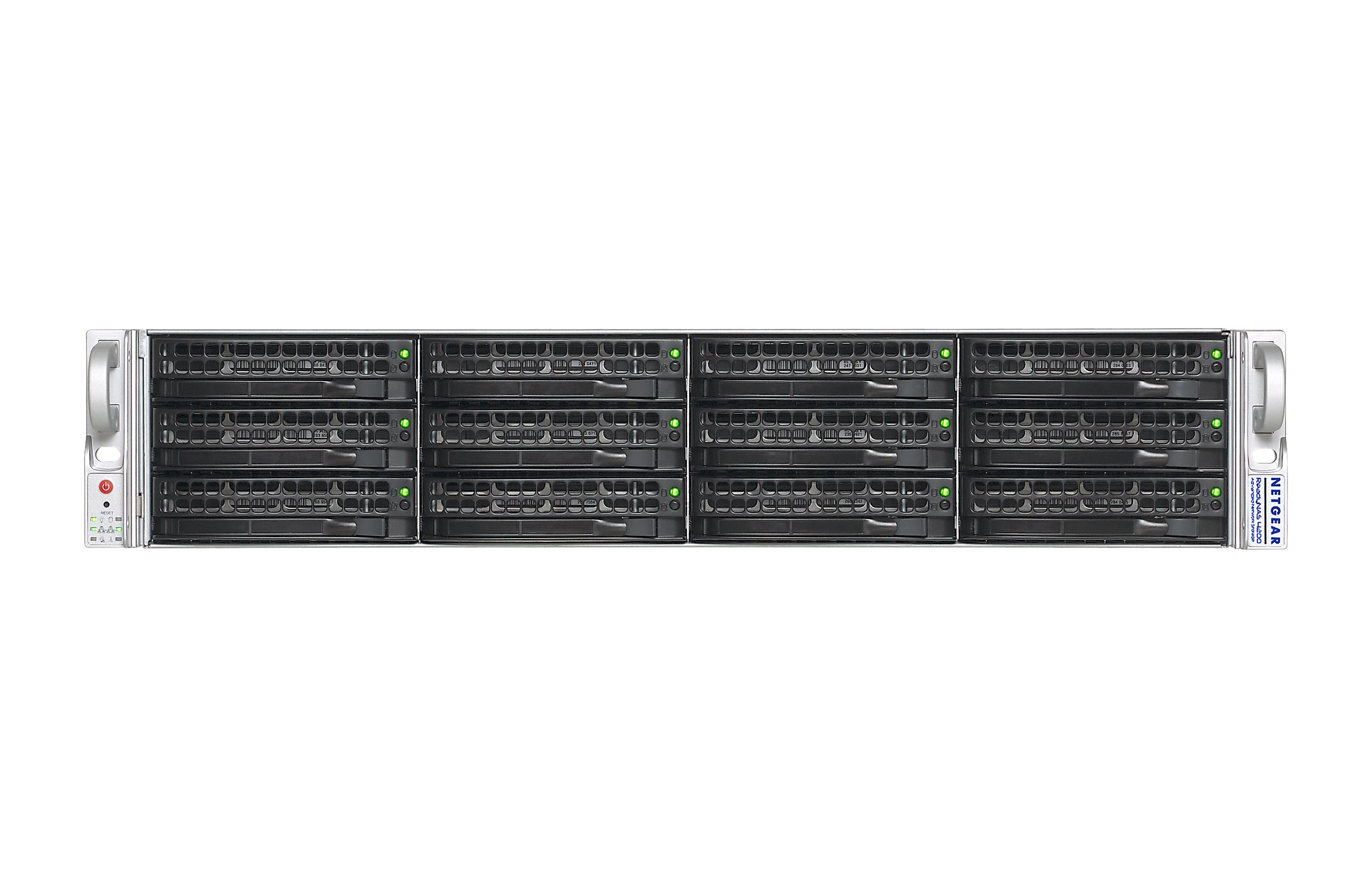 NETGEAR RN12T1210 Storage server Rack (2U) Intel® Pentium® 4 GB 12 TB HDD RAIDiator Black