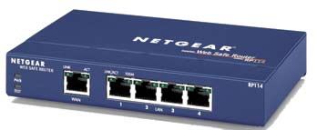 NETGEAR RP114 wired router Blue