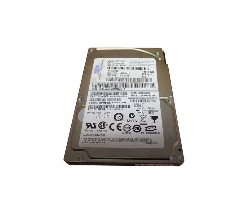 42C0251 - IBM 146GB 10000RPM SAS 3Gb/s 2.5-in Hard Drive