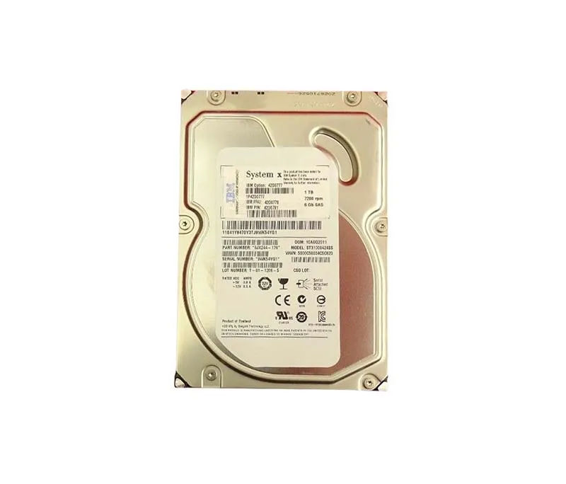 42D0781 - IBM 1TB 7200RPM SAS 6Gb/s 3.5-inch Hard Drive