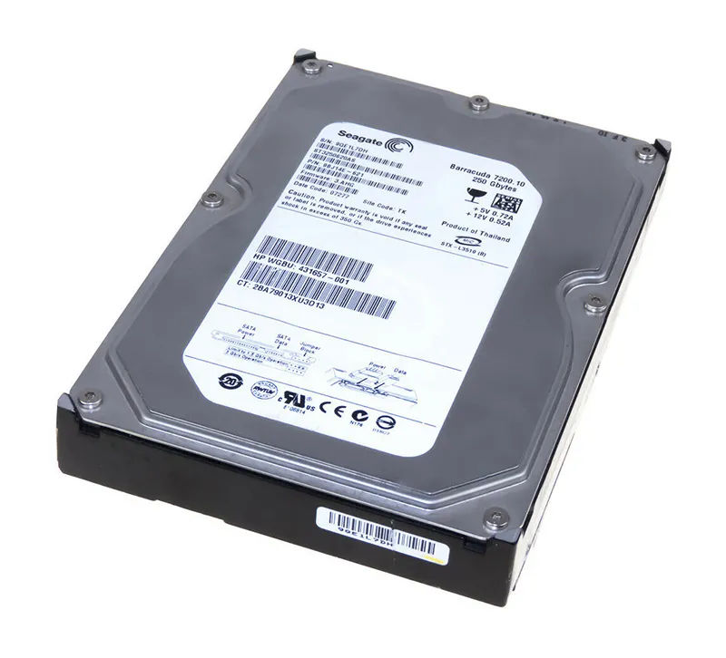 431657-001 - HP 250GB 7200RPM SATA 3Gb/s 3.5-in Hard Drive