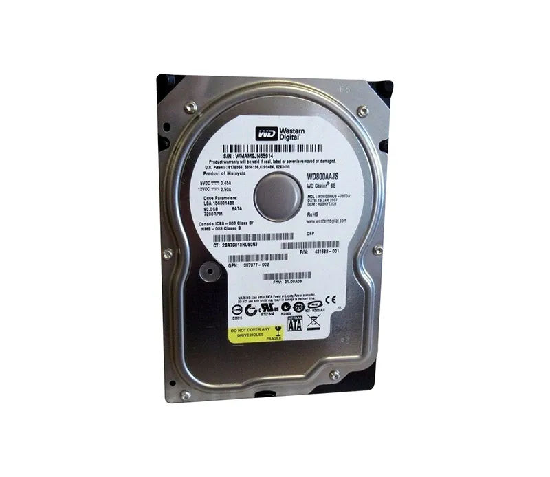 431688-001 - HP 80GB 7200RPM SATA 1.5Gb/s 3.5-in Hard Drive