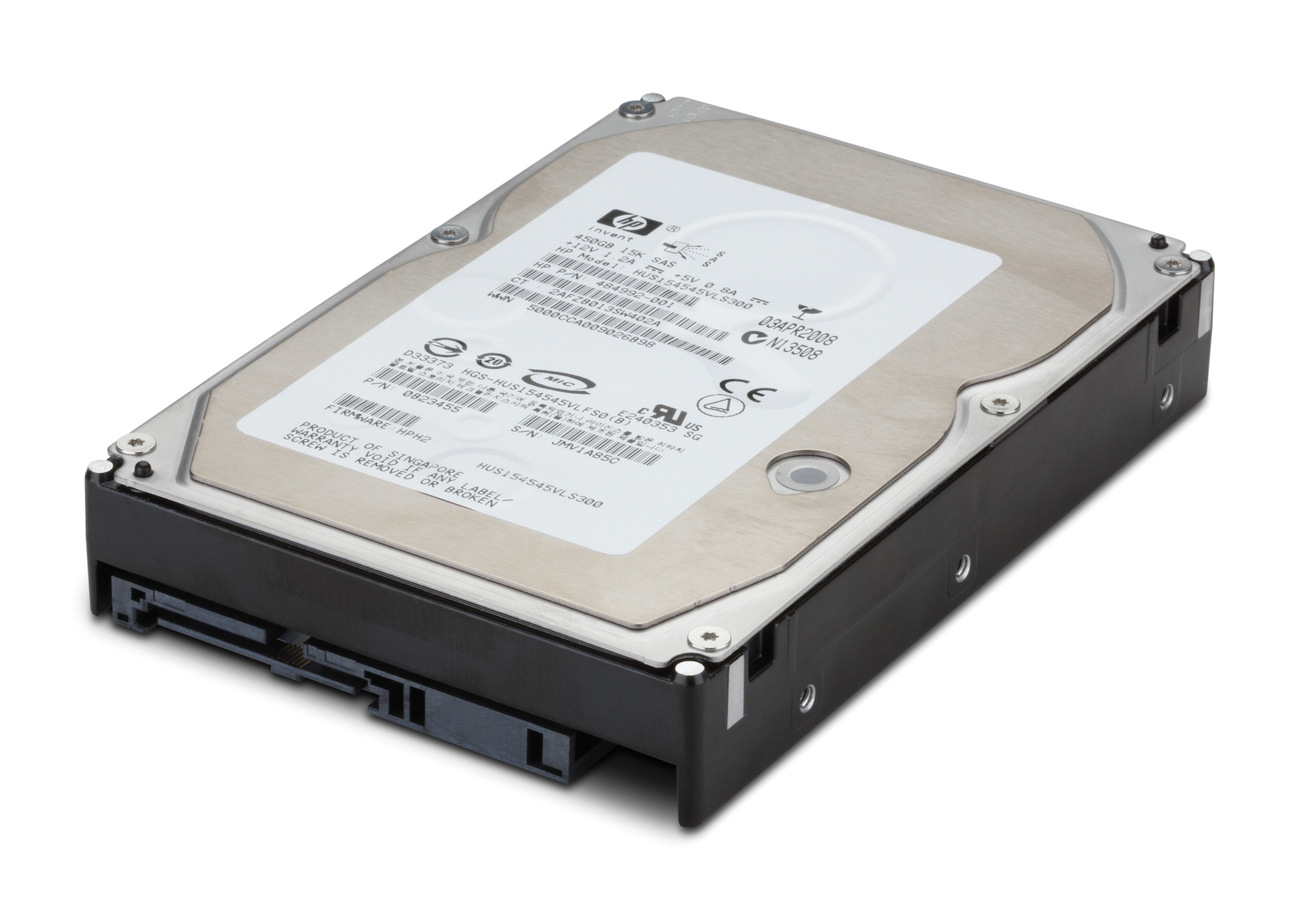 HP 600GB 15K SAS internal hard drive 15000 RPM 3.5"