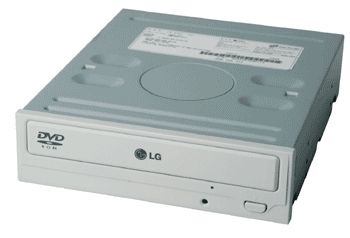 LG DVD-ROM 16x optical disc drive Internal Ivory
