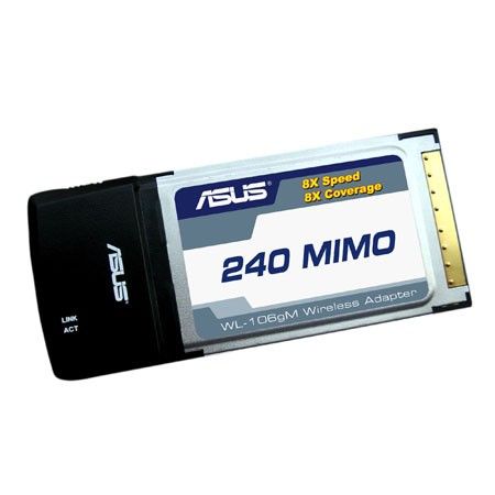 ASUS WL-106gM Wireless Adapter Internal 240 Mbit/s