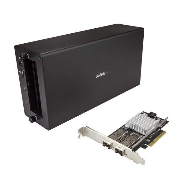 StarTech.com Thunderbolt 3 to 10GbE Fiber Network Chassis 2 Port