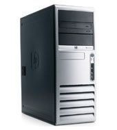 HP Compaq dc7600 P4 640 HT 2x256M/80G DVD-CDRW LAN WXP Pro Convertible Minitower PC
