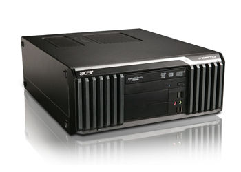 Acer Veriton 3x S480G Intel® Core™2 Duo E7500 2 GB DDR3-SDRAM 320 GB Windows 7 Professional Desktop PC Black