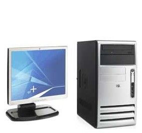HP dx5150 Microtower PC + 17" TFT Display AMD Athlon 3200+ 0.5 GB DDR-SDRAM 80 GB Windows XP Professional
