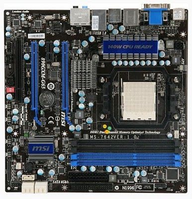 MSI 890GXM-G65 AMD 890GX Socket AM3 micro ATX