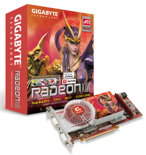 GIGABYTE GV-RX19X512VB-RH graphics card GDDR3