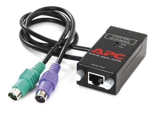 APC CAT5/IP KVM PS/2 Server Module (SM) KVM cable Black 0.234 m
