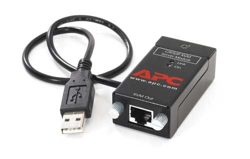 APC CAT5/IP KVM USB Server Module (SM) KVM cable Black 0.234 m
