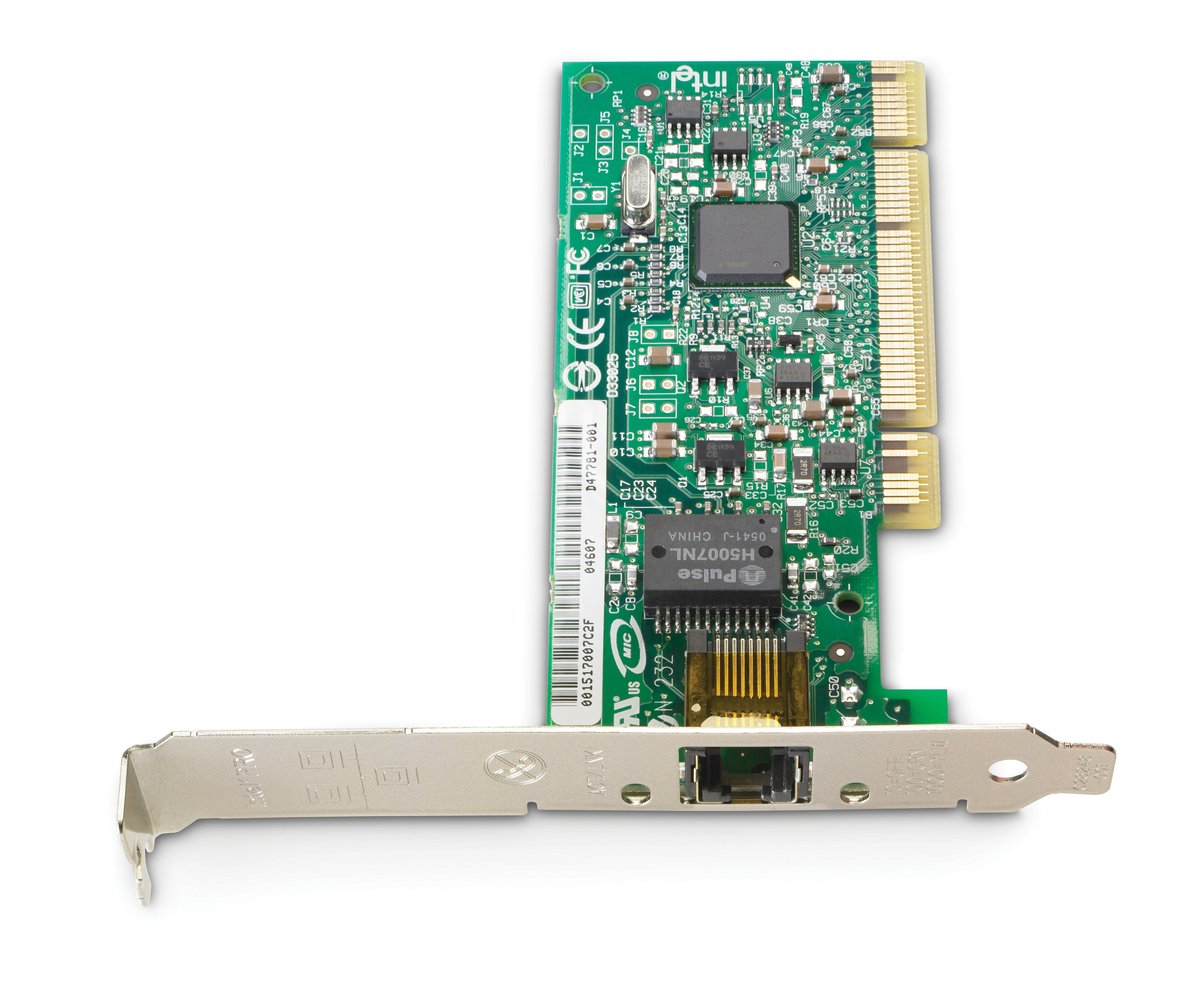 HP Intel Pro 1000 GT PCI Gigabit NIC (FH) Card