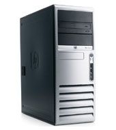 HP Compaq dc7600 P4 640 HT 2x256M/80G DVD-CDRW LAN WXP Pro Convertible Minitower PC