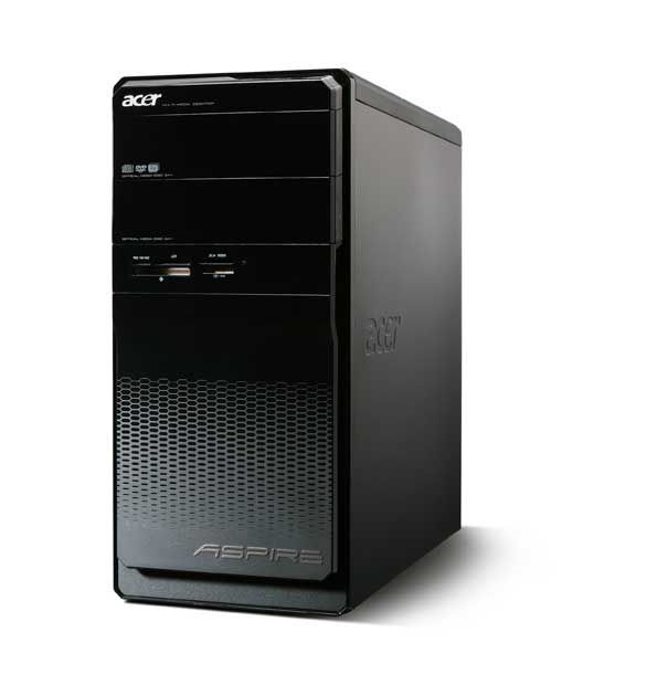 Acer Aspire M3802-SD5300A Intel® Pentium® E5300 2 GB DDR2-SDRAM 320 GB Intel® GMA X4500 Windows 7 Home Premium Tower PC Black