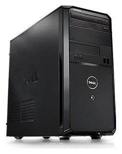 DELL Vostro 230 MT Intel® Core™2 Duo E7500 3 GB DDR3-SDRAM 1 TB Intel X4500 Windows 7 Professional Mini Tower PC Black