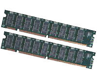 Fujitsu Memory 2GB (2 x 1GB) SDRAM PC133 ECC memory module