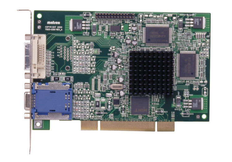 Matrox G45FMDVP32DSF graphics card GDDR