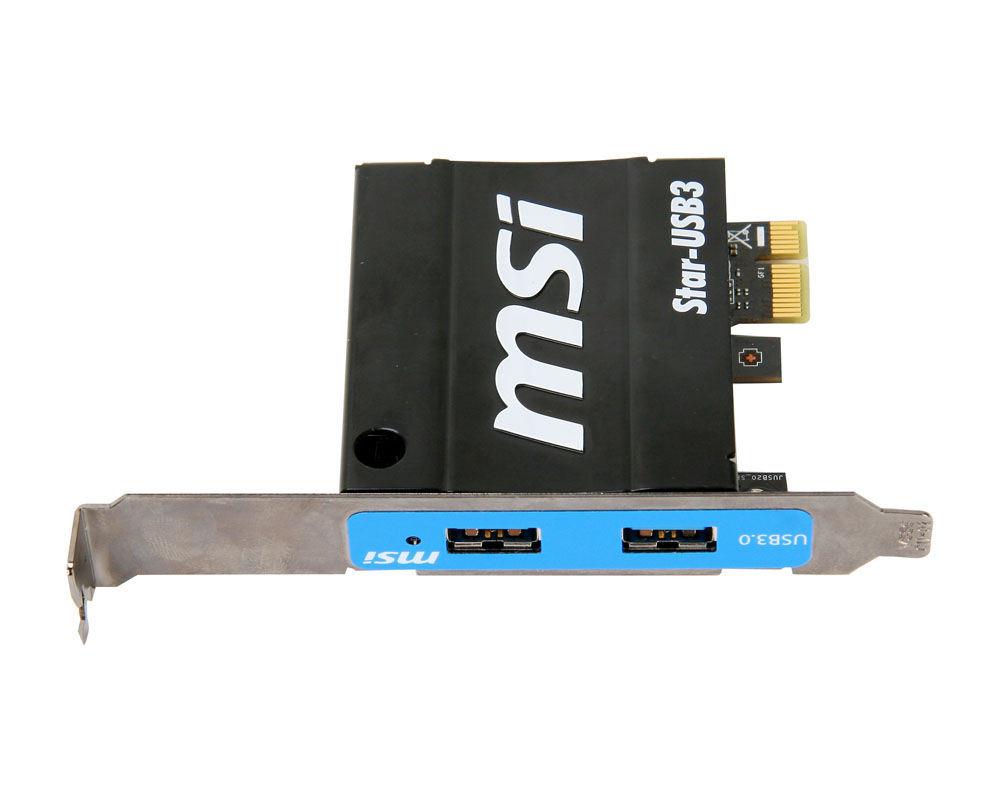 MSI Star-USB3 interface cards/adapter USB 3.2 Gen 1 (3.1 Gen 1)