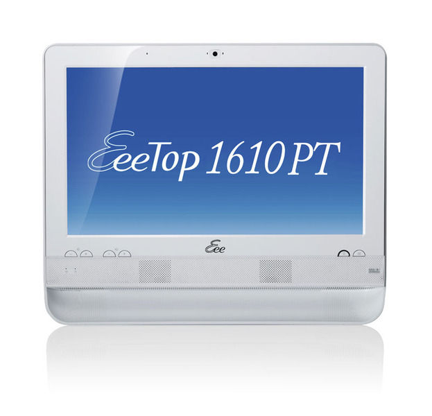 ASUS EeeTop PC ET1610PT Intel Atom® 39.6 cm (15.6") 1366 x 768 pixels 1 GB DDR2-SDRAM 160 GB Intel® GMA 3150 White