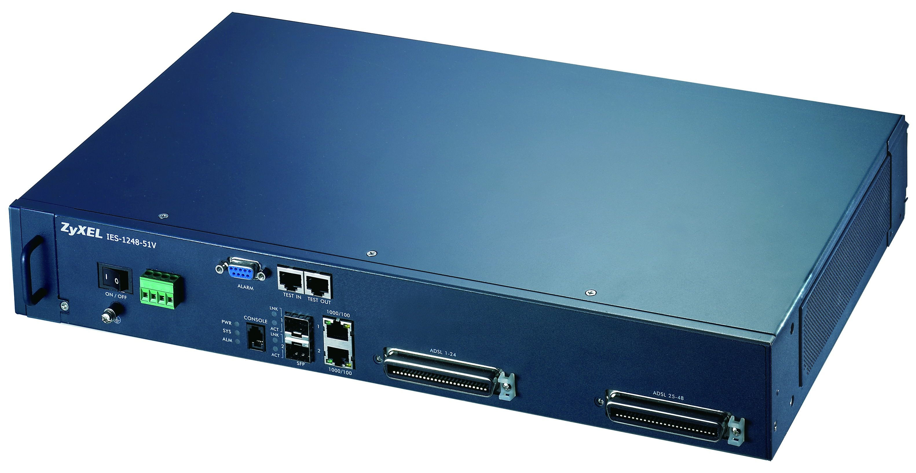 Zyxel ZyWALL IES-1248-51V wired router Blue
